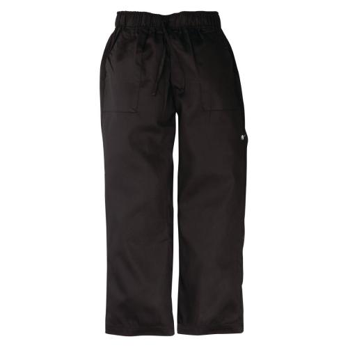 Chef Works Unisex Better Built Baggies Black (BSOLBLK) - Size 3XL (B2B)