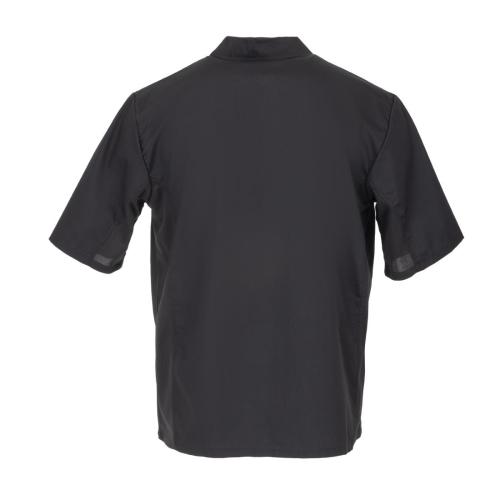 Chef Works Black Cool Vent Chef Shirt Polycotton - Size L