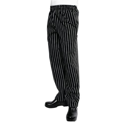 Chef Works Designer Baggy Pant Chalk Stripe - Size 3XL B2B