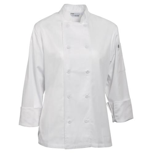 Chef Works Marbella Womens Executive Chefs Jacket White L