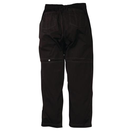 Chef Works Unisex Cool Vent Baggy Chefs Trousers Black L