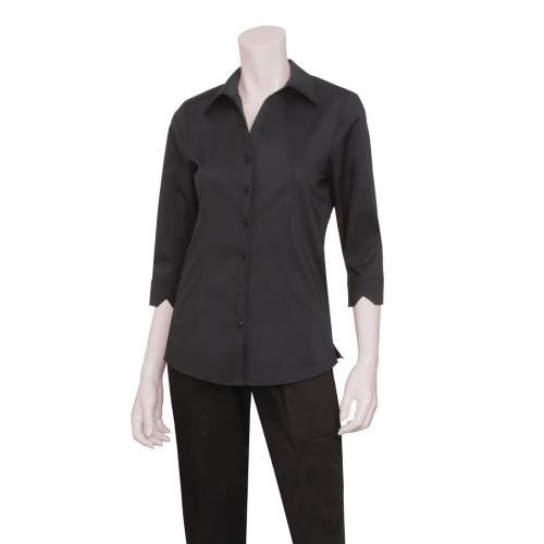 Chef Works Womens Stretch Shirt Black L