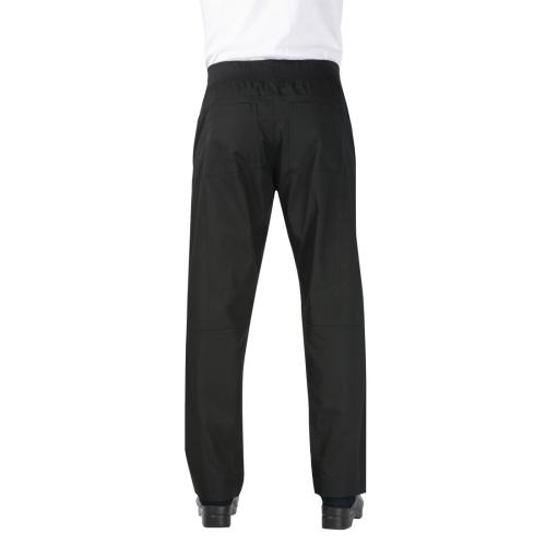 Chef Works Men's Lightweight Slim Trouser Black - Size L