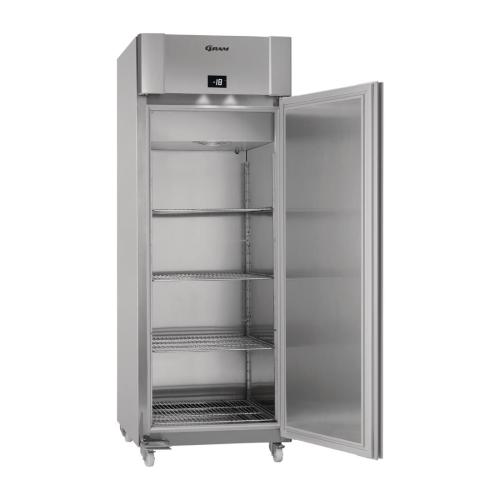 Gram Eco Twin 1 Door 614Ltr Cabinet Fridge R600a (VaSi Ext StSt Int) (Direct)