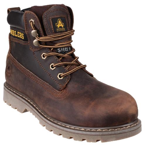 FS164 Goodyear Welted Lace up Industrial Safety Boot