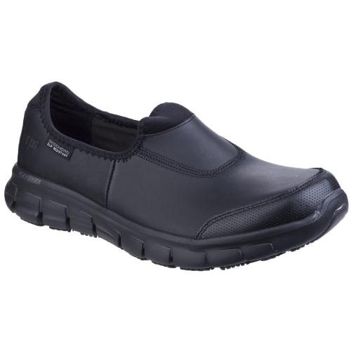 Sure Track Slip Resistant Slip On Work Shoe